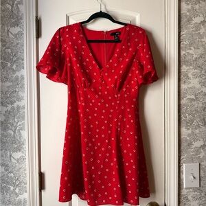 Aqua Floral Women's Dress